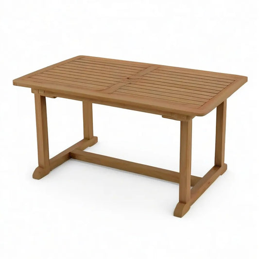 Stół ogrodowy 180x90x75 cm lite drewno akacja drewno prostokątne naturalne brązowe